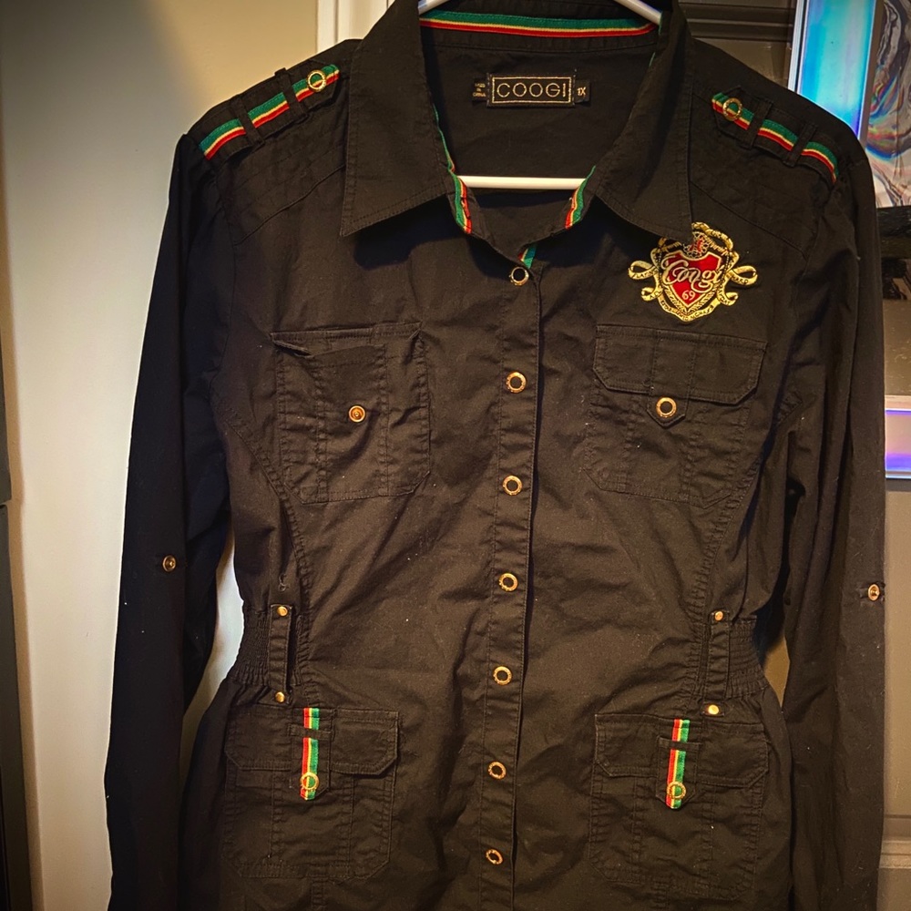 COOGI button down shirt